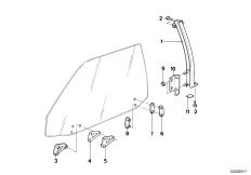 Направляющая стекла Пд