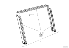 Направляющая стекла Зд