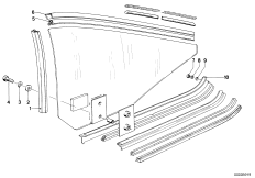 Направляющая стекла Зд