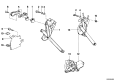 Механизм перемещения стекла двери Зд
