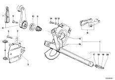 Механизм перемещения стекла двери Зд