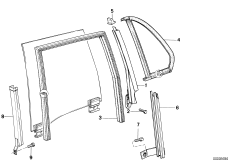 Направляющая стекла Зд