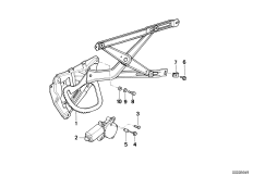 Механизм перемещения стекла двери Пд