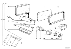 Электрические наружные зеркала