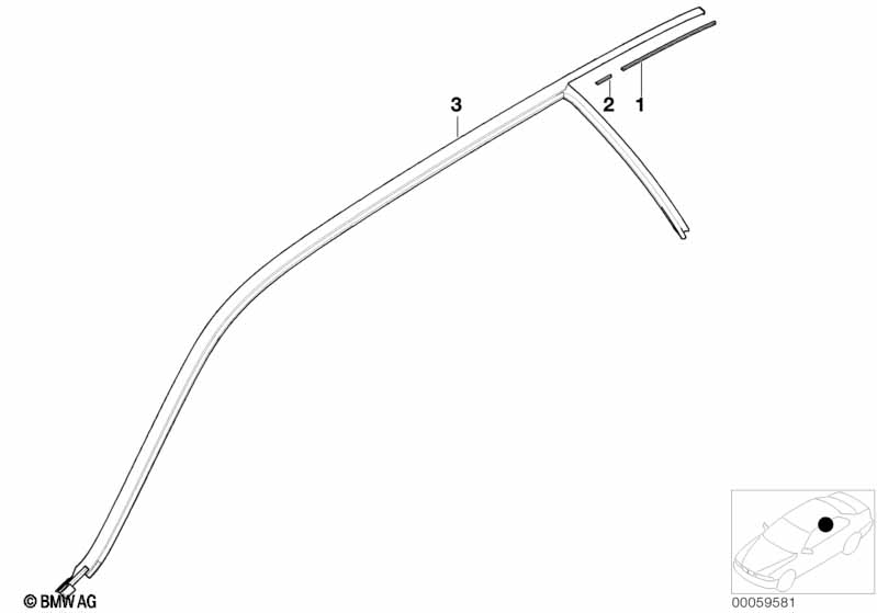 Декоративная планка крыши/леер