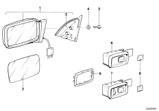 Электрические наружные зеркала