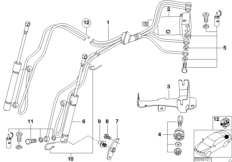 Э/гидр.детали скл.верха с э/гидр.прив.