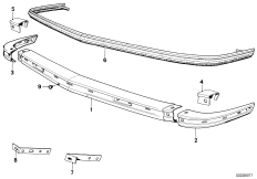 передний бампер
