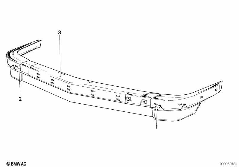 передний бампер