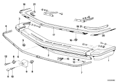 передний бампер