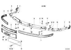 передний бампер