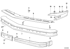 передний бампер