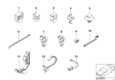 Различные держатели провода