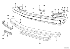передний бампер