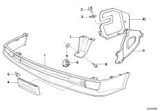 Дополнительные элементы бампера Пд