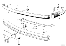 передний бампер