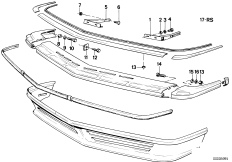 Дополнительные элементы бампера Пд