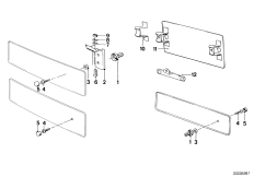 Основание номерного знака