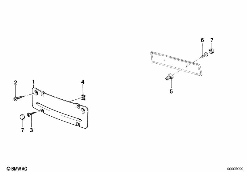 Основание номерного знака