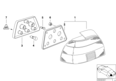 Блок задних фонарей