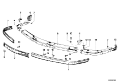 передний бампер