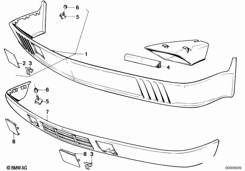 Передний спойлер