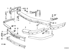 передний бампер