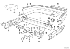 Облицовка бампера Зд