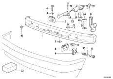 Кронштейн бампера Пд