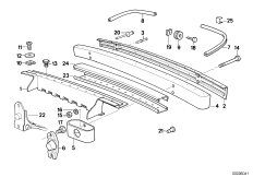 Кронштейн бампера Зд