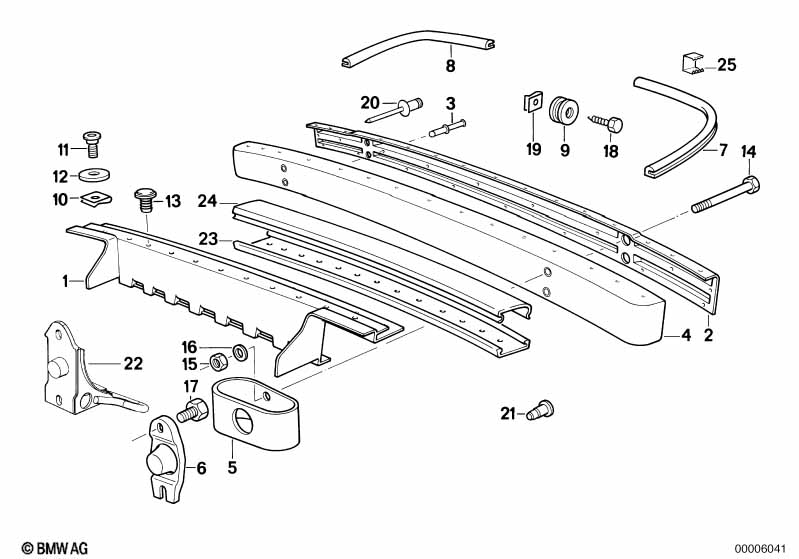 Кронштейн бампера Зд