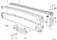 задний бампер