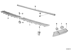 Декорат.решетка возд.впуск./выпуск.сопла