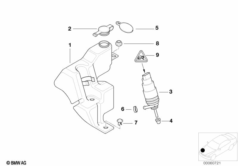 Бачок стеклоомывателя (интенсивный)