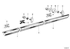 Защитная планка крыла/дверь/щиток