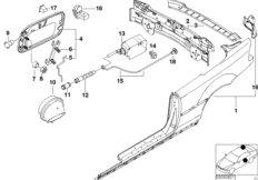 Крыло/облицовка задней части