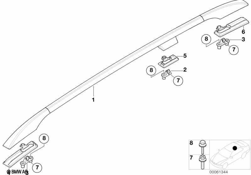 Декоративная планка крыши/леер
