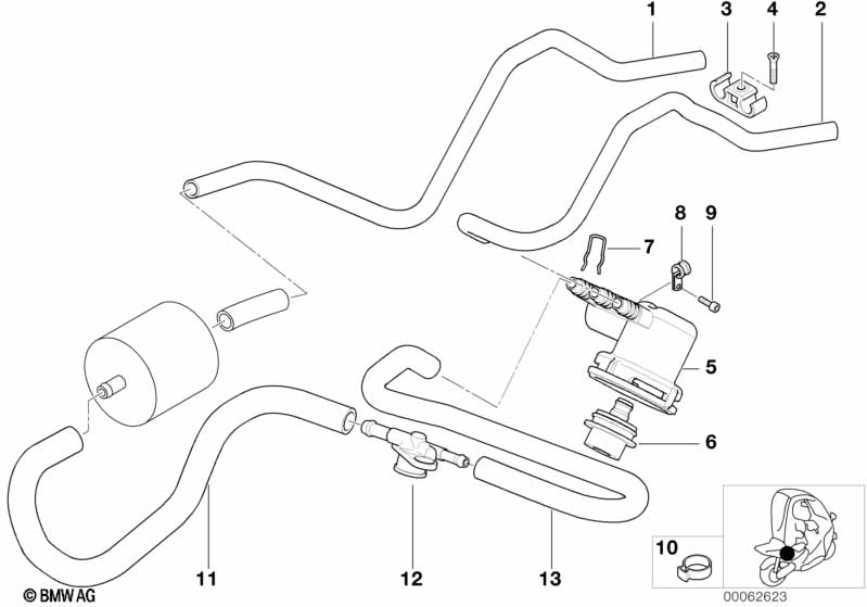 Топливопроводы/регулятор давления топл.