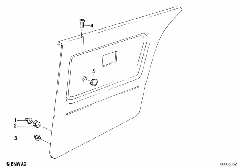 Детали обшивки двери