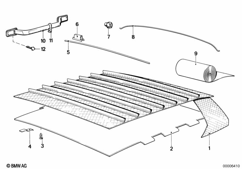 Облицовка крыши-потолок/поручень