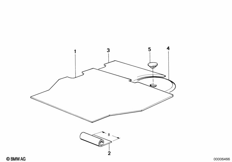 коврик для багажника
