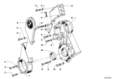 Корпус блока ГРМ