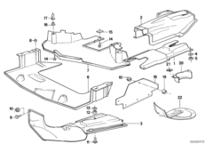 Теплоизоляция/экран моторного отсека