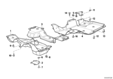 Экран моторного отсека/воздуховода