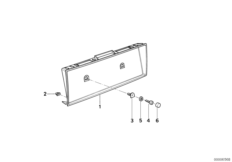 Основание номерного знака