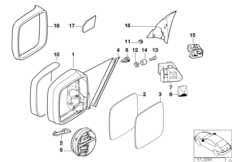 наружное зеркало заднего вида