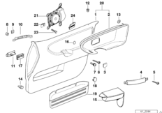 Индивидуальная обшивка двери ткань Пд
