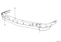 передний бампер