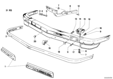 Дополнительные элементы бампера Пд
