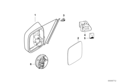 наружное зеркало заднего вида